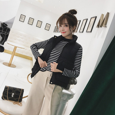 Alkalmi női mellény fekete és barna rátéttel