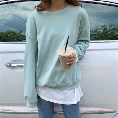 Női alkalmi blúz kerek nyakkivágással, többféle színben