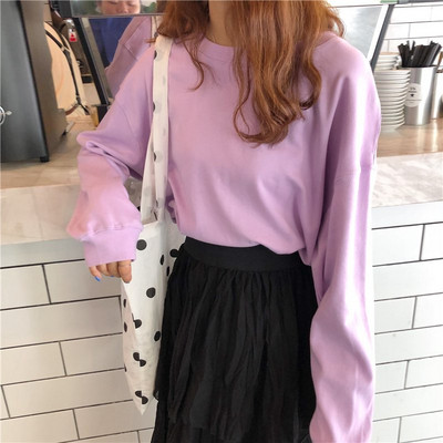 Női alkalmi blúz kerek nyakkivágással, többféle színben