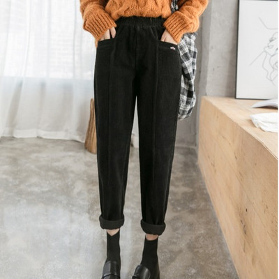 Νέο μοντέλο καθημερινό γυναικείο παντελόνι με τσέπες σε καφέ, μπεζ και μαύρο χρώμα