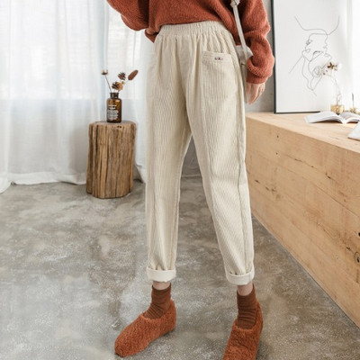 Νέο μοντέλο καθημερινό γυναικείο παντελόνι με τσέπες σε καφέ, μπεζ και μαύρο χρώμα