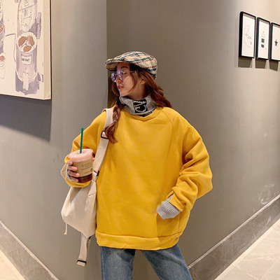 Γυναικεία καθημερινή μπλούζα φαρδύ και μακρύ μοντέλο σε διάφορα χρώματα