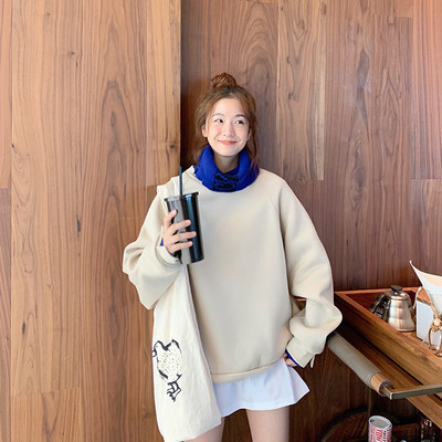 Γυναικεία καθημερινή μπλούζα φαρδύ και μακρύ μοντέλο σε διάφορα χρώματα