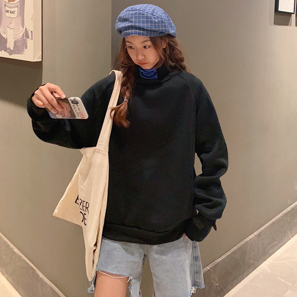 Γυναικεία καθημερινή μπλούζα φαρδύ και μακρύ μοντέλο σε διάφορα χρώματα