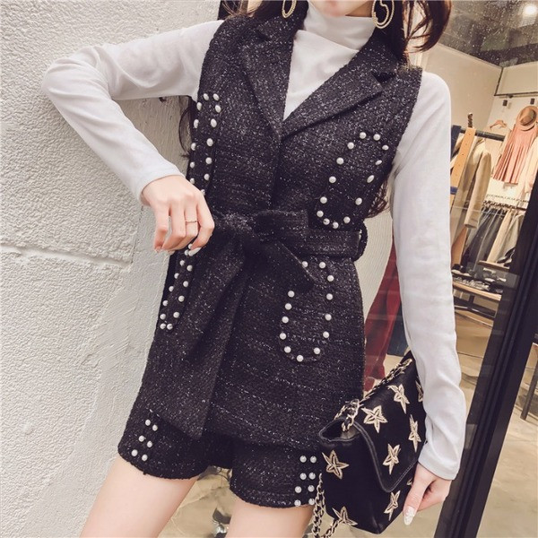 Női mellény és rövidnadrág szett