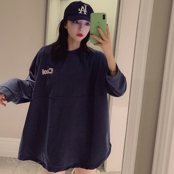 Bluza casual dama model lung si lat in trei culori