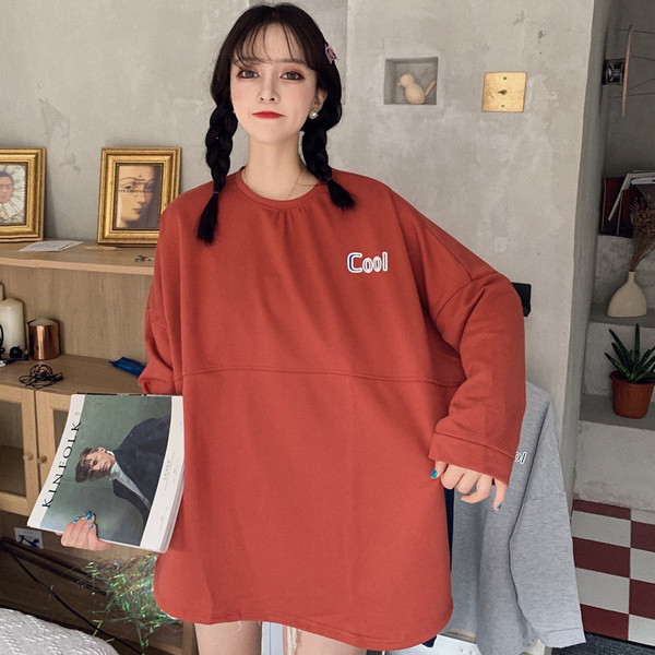 Bluza casual dama model lung si lat in trei culori