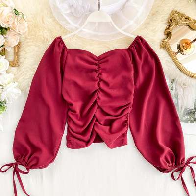 Modern női ing cipzárral több színben