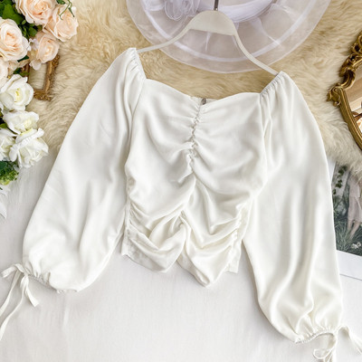 Modern női ing cipzárral több színben