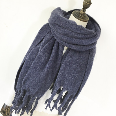 Új modell téli női sál rojtokkal több színben