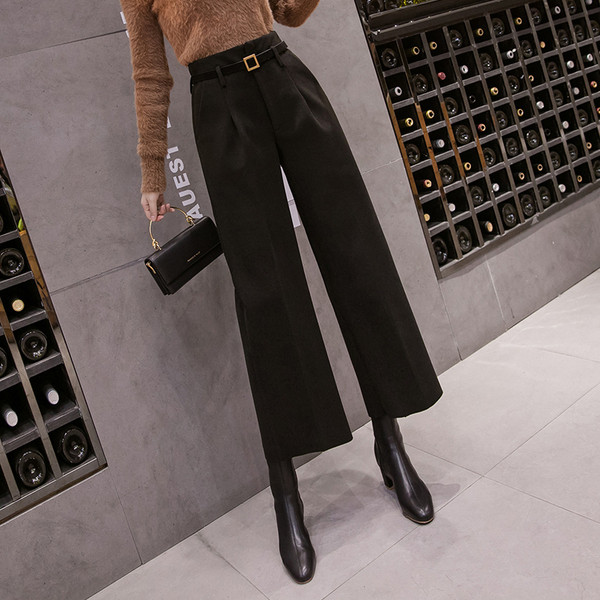 Modern női nadrág hossza 9/10 - széles modell