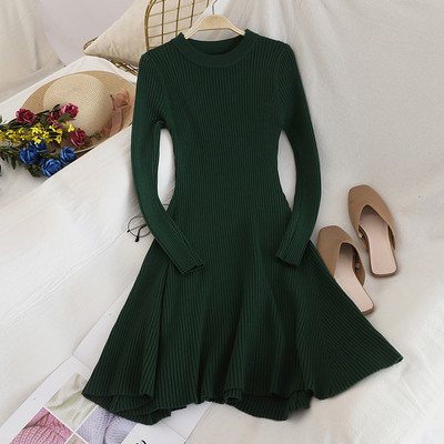 Rochie de dama casual croiala cu maneci lungi in diferite culori