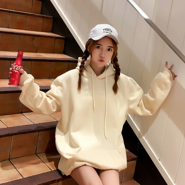 Hanorac sport și casual de damă cu glugă în roz și bej