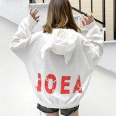 Alkalmi női blúz kapucnival és 3D elemmel