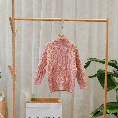 Μοντέρνο παιδικό πουλόβερ σε πορτοκαλί ,ροζ, και μπεζ  χρώμαγια τα αγόρια