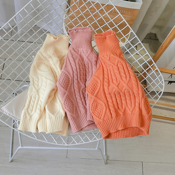 Μοντέρνο παιδικό πουλόβερ σε πορτοκαλί ,ροζ, και μπεζ  χρώμαγια τα αγόρια