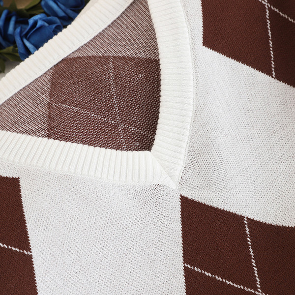 Modern női kétrészes szett fekete és barna színben