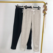 Αθλητικά παντελόνια με ελαστική μέση και κορδόνια σε δύο χρώματα