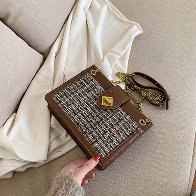 Modern női táska három színben lánccal