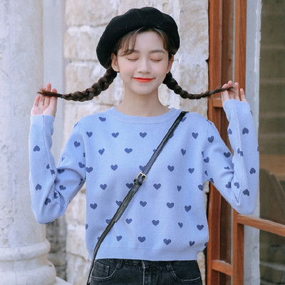 Női alkalmi blúz hosszú ujjal és ovális nyakkivágással bézs és kék színben