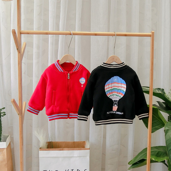 Modern gyerek pulóver fiúknak cipzárral és rátéttel