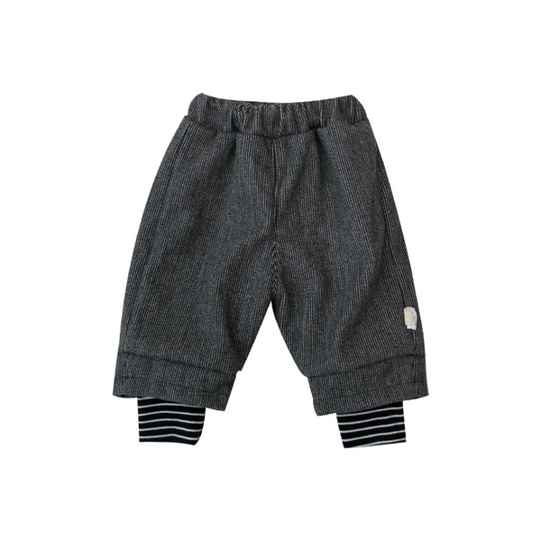 Alkalmi gyereknadrág fiúknak szürke és barna színben