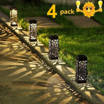 Комплект от четири водоустойчиви LED лампи за градина 