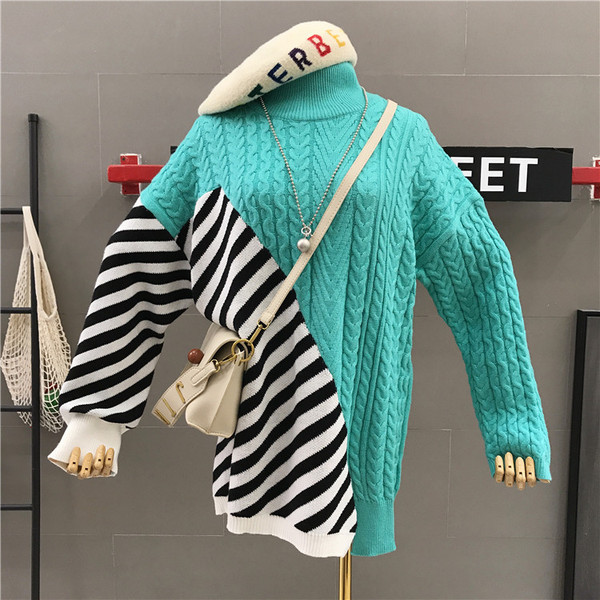 Νέο μοντέλο μοντέρνο γυναικείο πουλόβερ σε διάφορα χρώματα