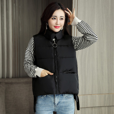 Vesta moderna dama - model scurt cu guler rotund in mai multe culori