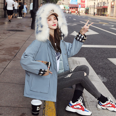 Jachetă de iarnă de damă HIT Current cu puf pe glugă în mai multe culori