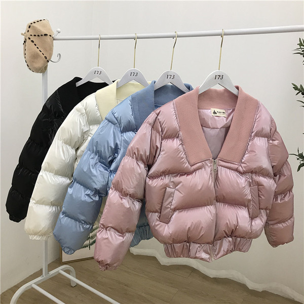 Geaca de iarna de dama de zi cu zi in patru culori