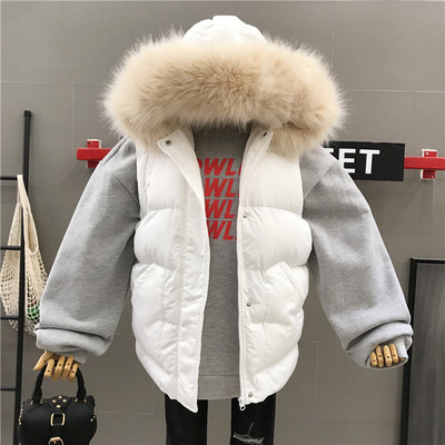 Hétköznapi női mellény kapucnival és pehellyel, három színben