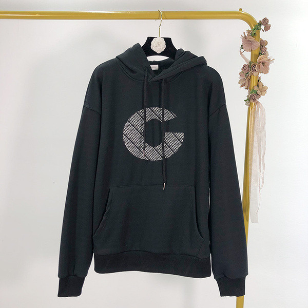 Φαρδύ μοντέλο φούτερ με κορδόνι και κουκούλα σε δύο χρώματα