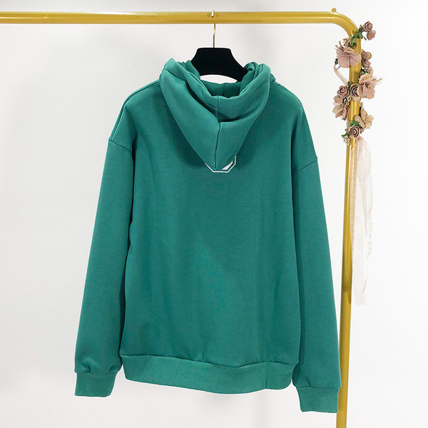 Φαρδύ μοντέλο φούτερ με κορδόνι και κουκούλα σε δύο χρώματα