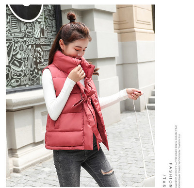 Alkalmi női mellény spitz nyakkivágással, többféle színben