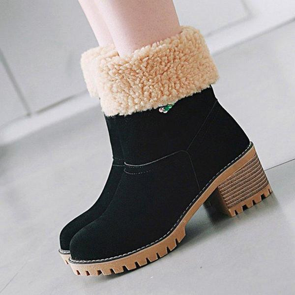 Alkalmi női csizma puha béléssel és flitterekkel, négy színben