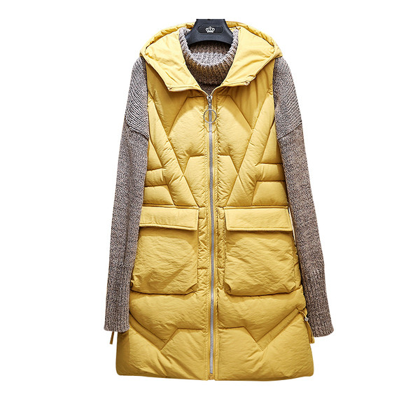 Női alkalmi mellény zsebekkel és cipzárral több színben