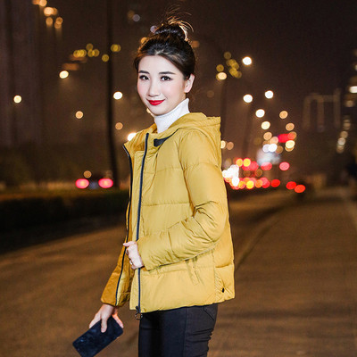 Κοντό γυναικείο μπουφάν φθινόπωρο-χειμώνα με κουκούλα