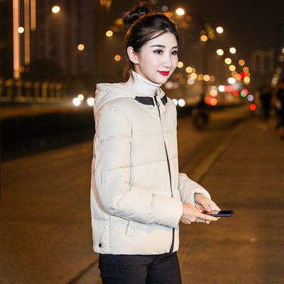 Κοντό γυναικείο μπουφάν φθινόπωρο-χειμώνα με κουκούλα