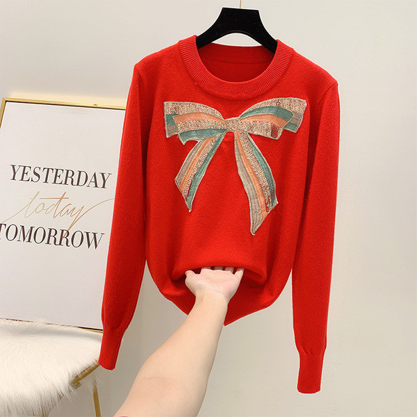 Pulover de dama model NOU cu paiete in mai multe culori