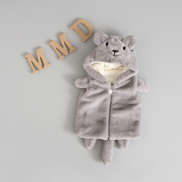 Νέο μοντέλο παιδικό γιλέκο με τρισδιάστατα στοιχεία σε διάφορα χρώματα