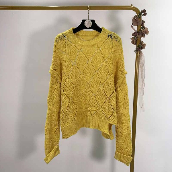 Divatos pulóver vékony kötésből, két színben