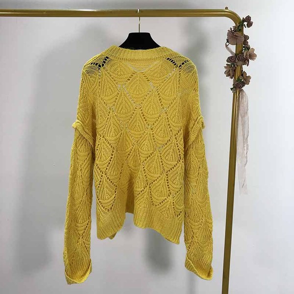 Divatos pulóver vékony kötésből, két színben