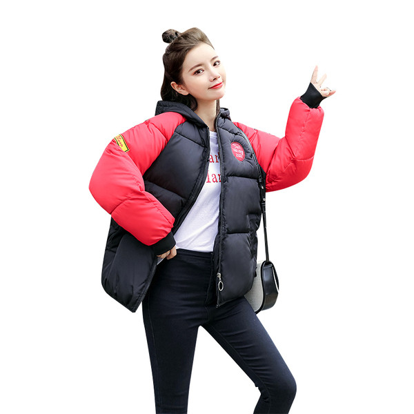 Geaca de iarna dama sport-casual cu gluga in mai multe culori