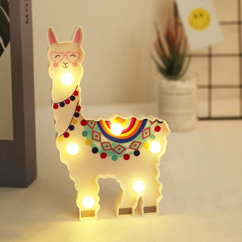 Декоративна LED лампа във формата на лама 