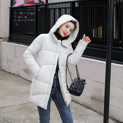 Γυναικείο χειμωνιάτικο μπουφάν με κουκούλα και τσέπες σε διάφορα χρώματα