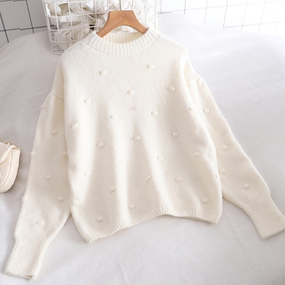 Pulover de dama modern cu decolteu oval in diferite culori