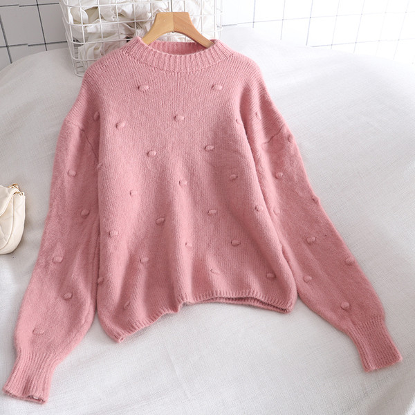 Pulover de dama modern cu decolteu oval in diferite culori