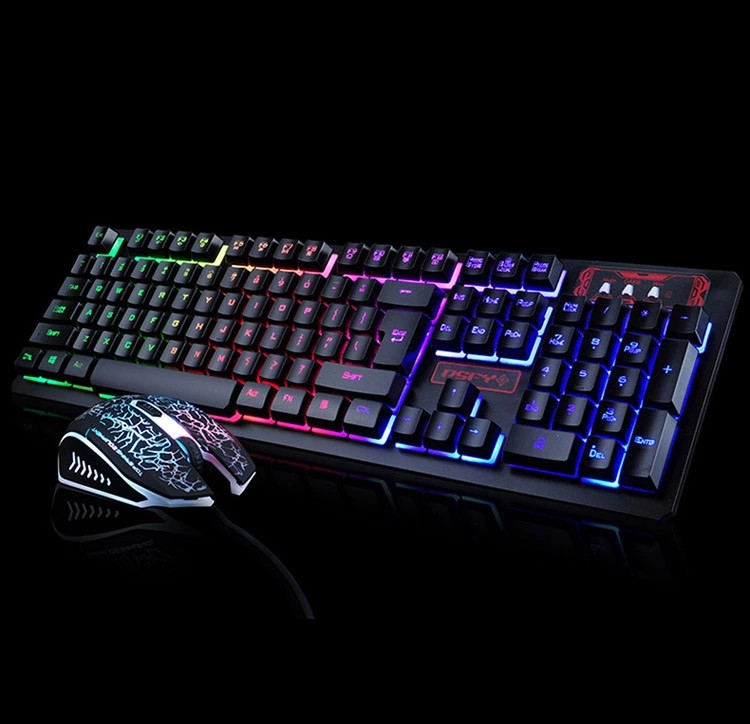 Комплект кабелна мултимедийна клавиатура с 104 клавиша и 4D мишка