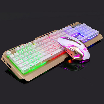 Водоусточива геймърска клавиатура с разноцветни подсветки